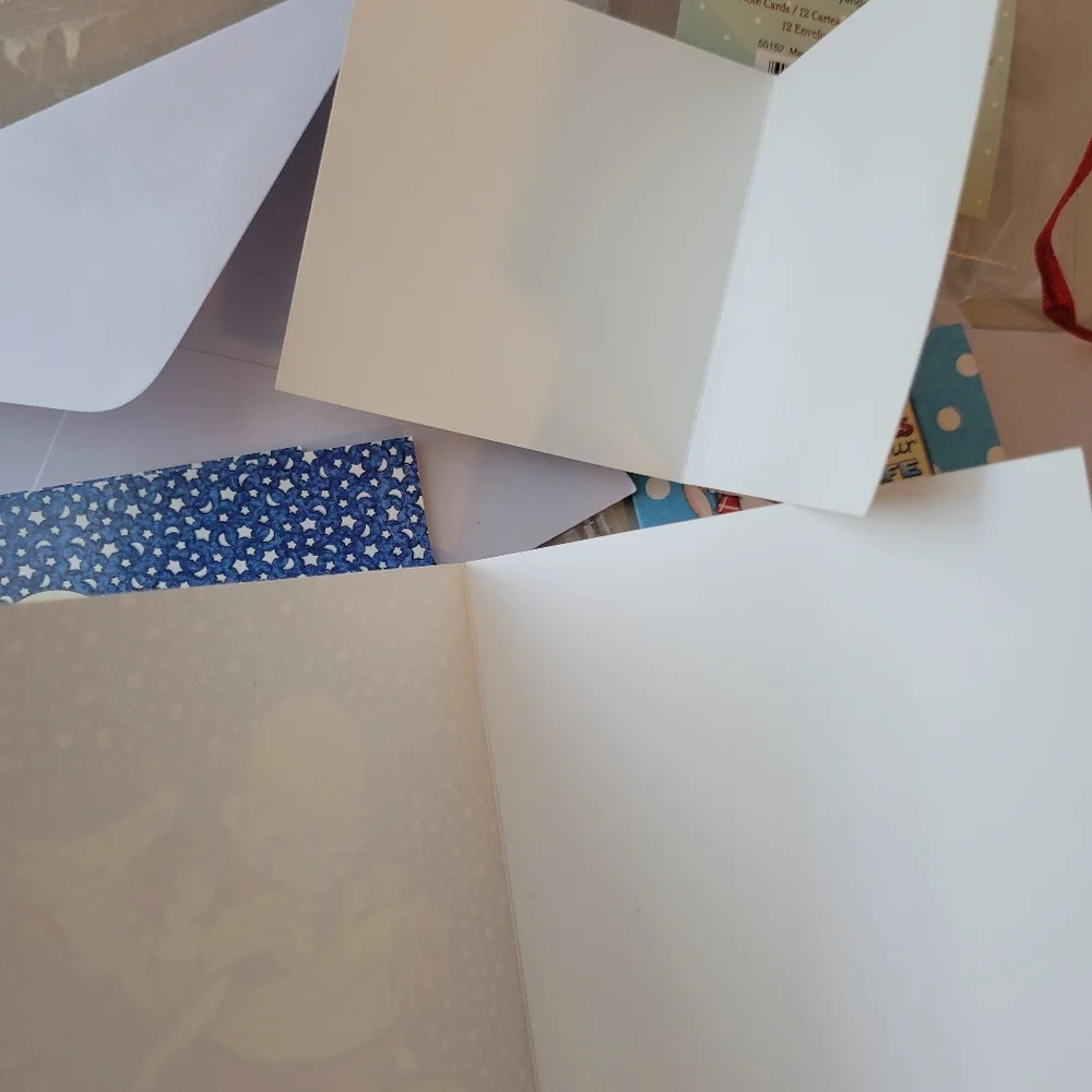 Mary Engelbreit Notecards (6) ~ Cute & Whimsical ~ Peace & Abe Lincoln Quote